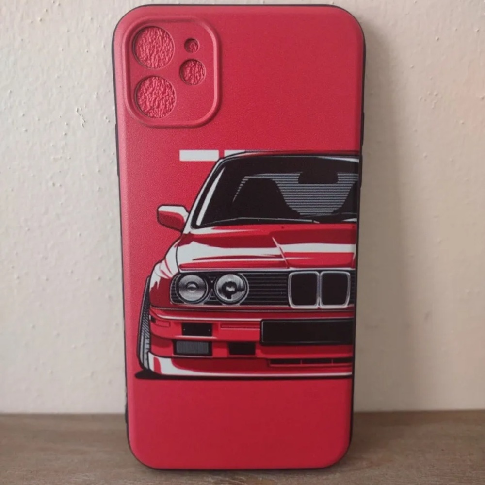 iPhone 11 Rubber Phone Case BMW E30 325i 318i 325is 318is